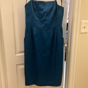 Teal AB studio spaghetti strap dress NWT